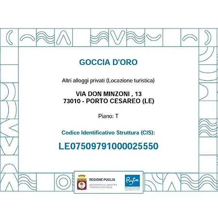 Holiday home Casa Vacanza Goccia D'oro Con Possibilita Di Monolocale Oppure Bilocale *